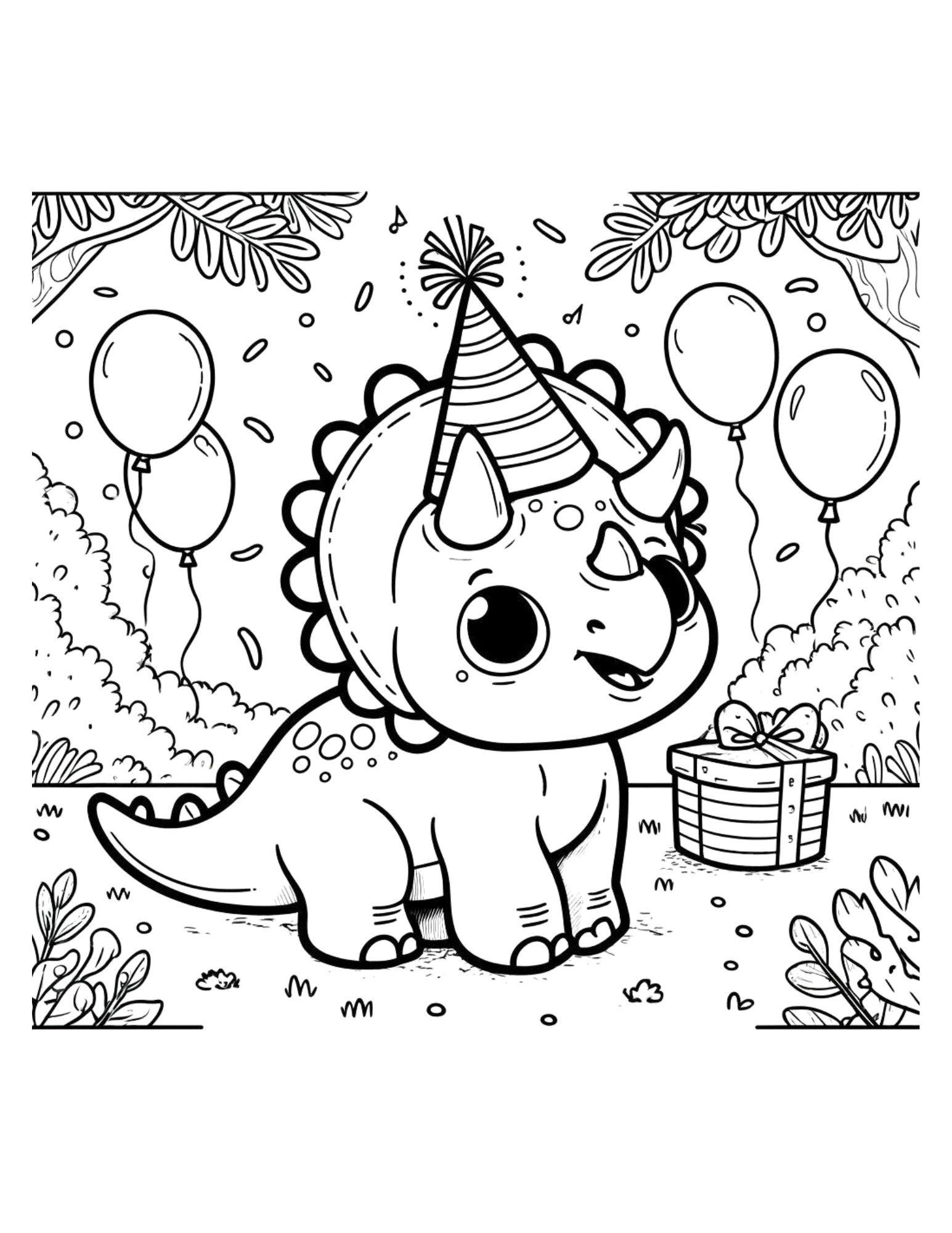 Dinosaur Coloring Pages Page 1