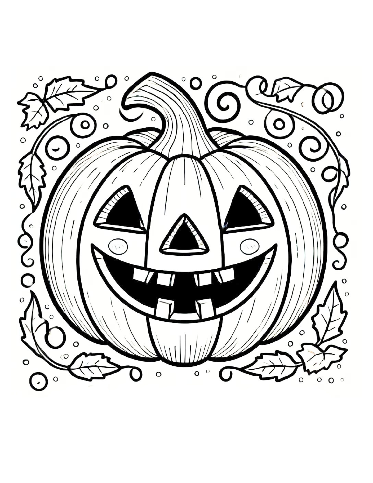 Free Printable Halloween Coloring Pages for Kids and Adults (19 pages)