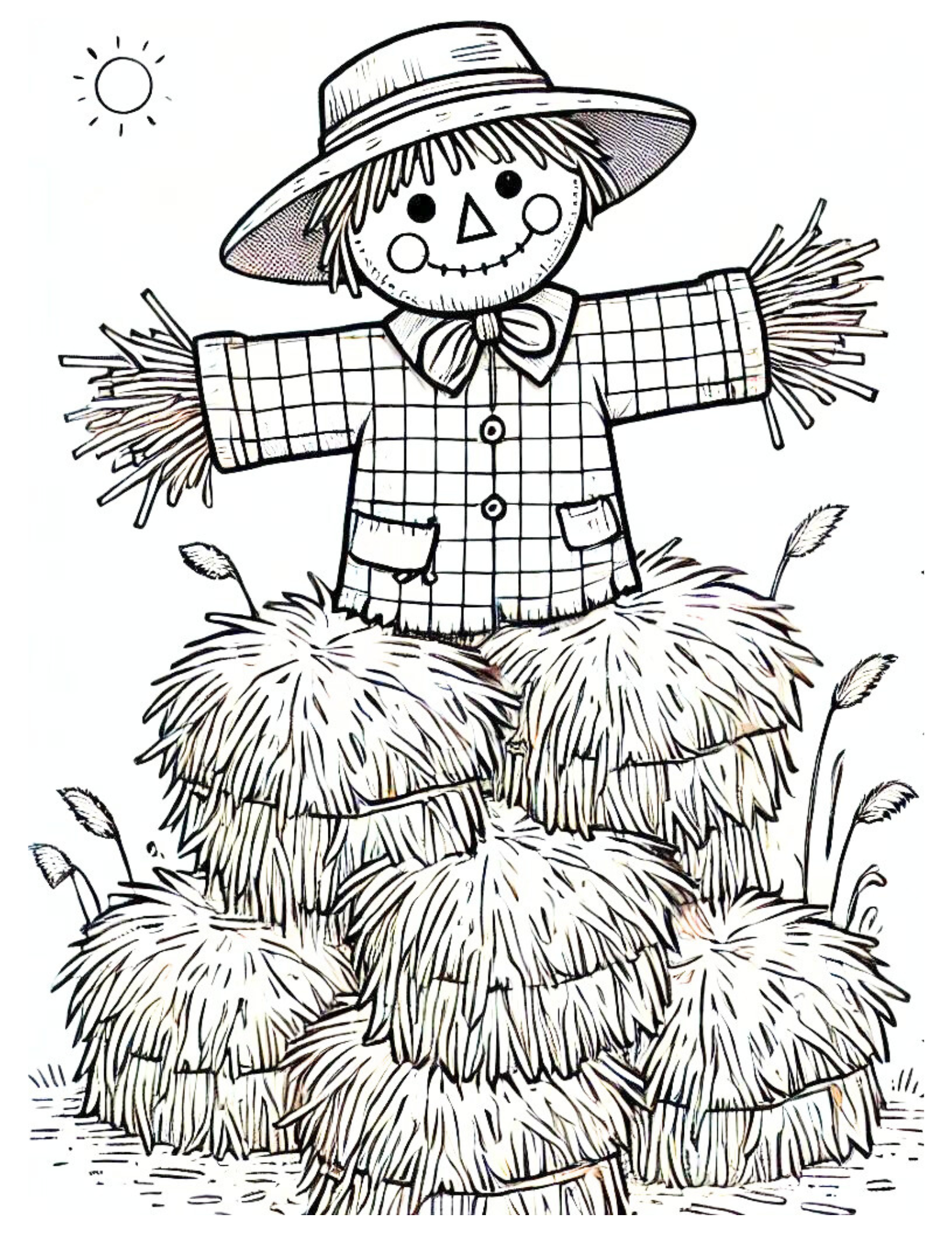 Thanksgiving Fall Coloring Page 25