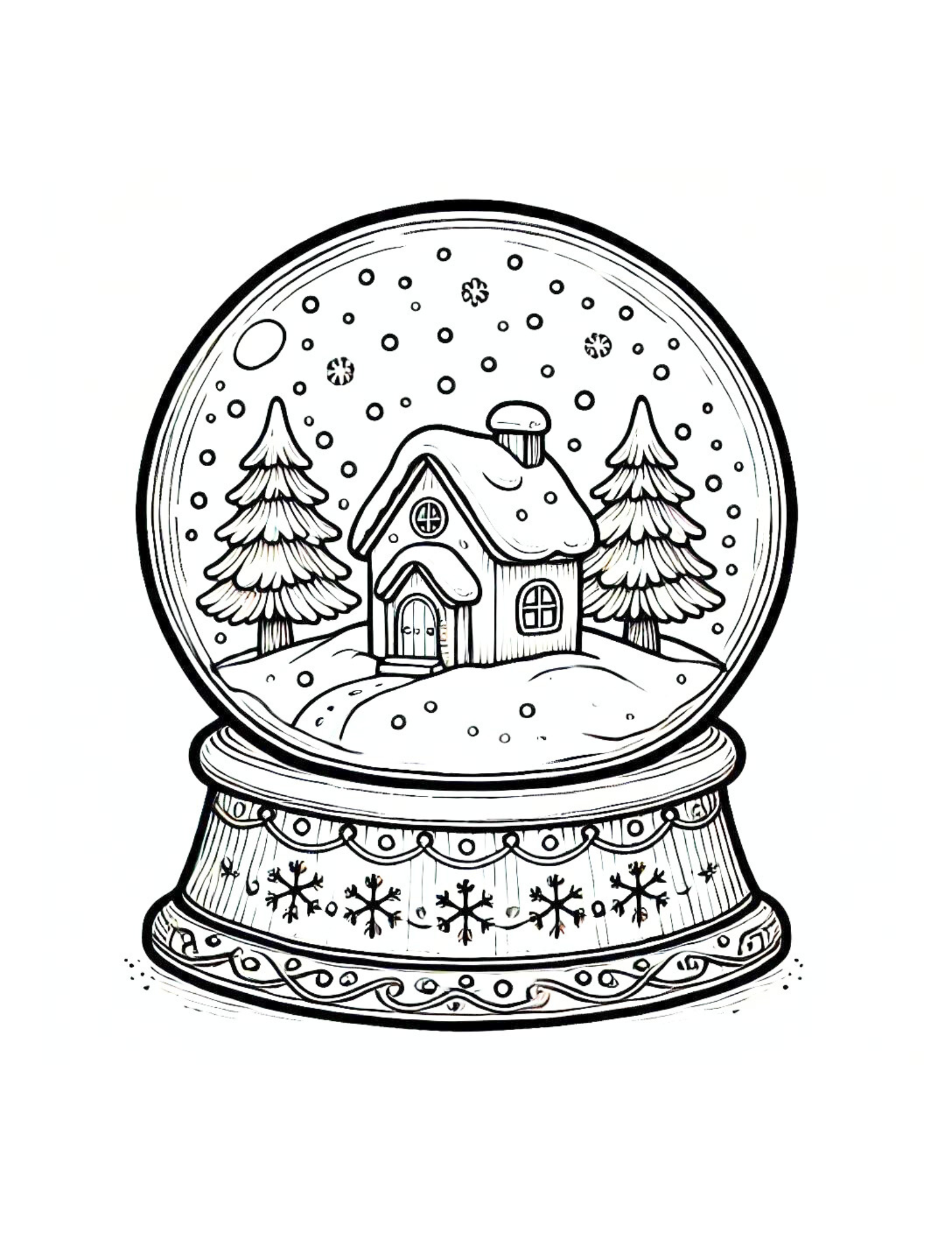 Free Printable Winter Coloring Pages for Kids and Adults